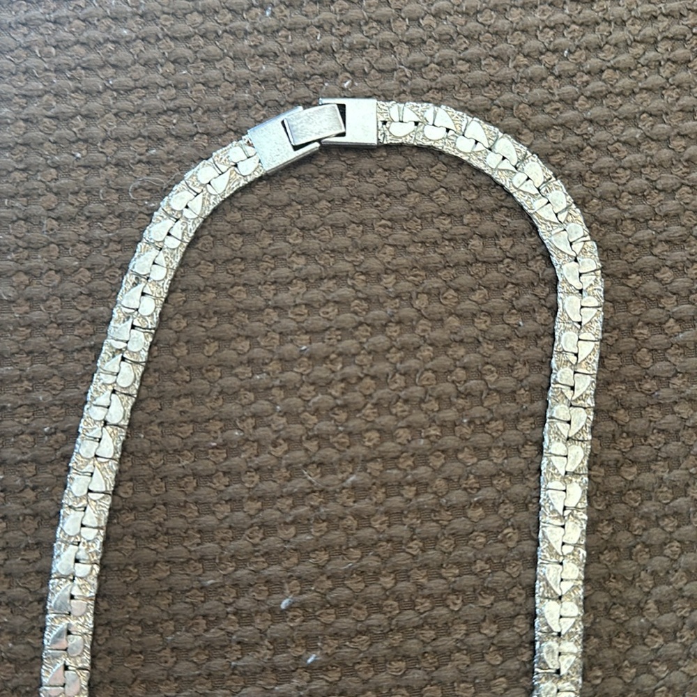 Vintage! Silver Square Chain